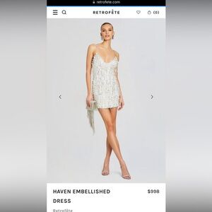 RETROFETE WHITE MINI DRESS